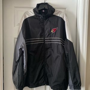 Arizona Cardinals zip up jacket windbreaker